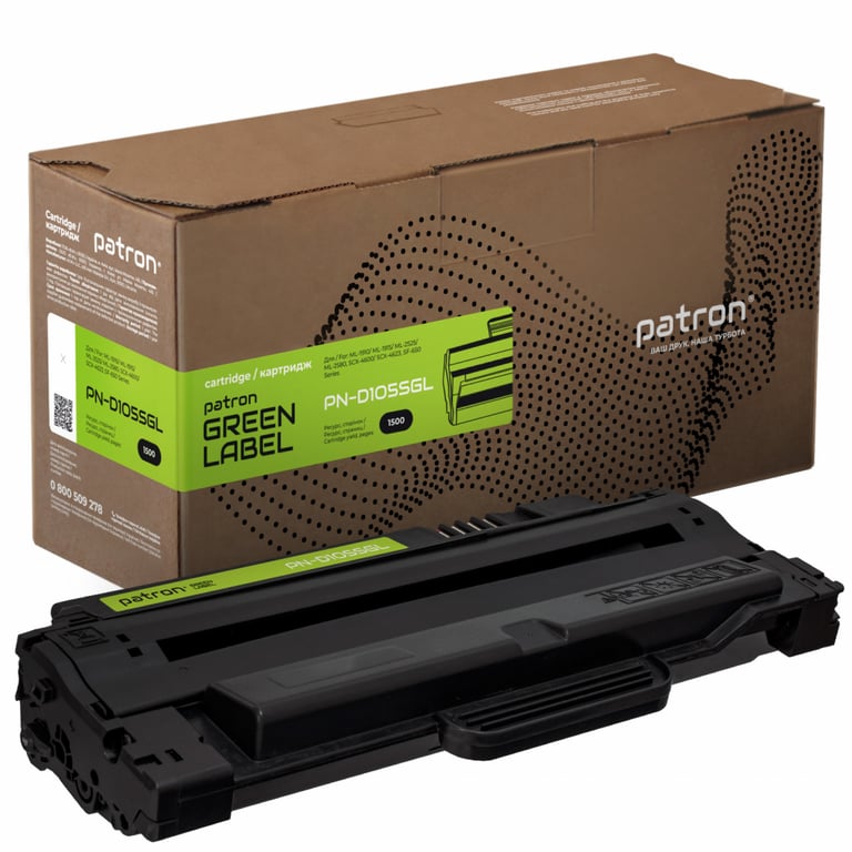 Картридж Patron SAMSUNG MLT-D105S GREEN Label (PN-D105SGL) - фото 1