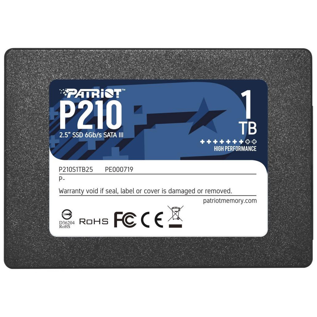 Накопичувач SSD 2.5" 1TB Patriot (P210S1TB25) - фото 1
