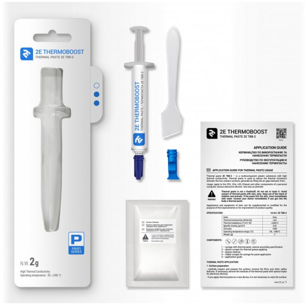 Термопаста 2E THERMOBOOST PROFI (2E-TB8-2) - фото 3 Термопаста 2E THERMOBOOST PROFI (2E-TB8-2) - фото 3