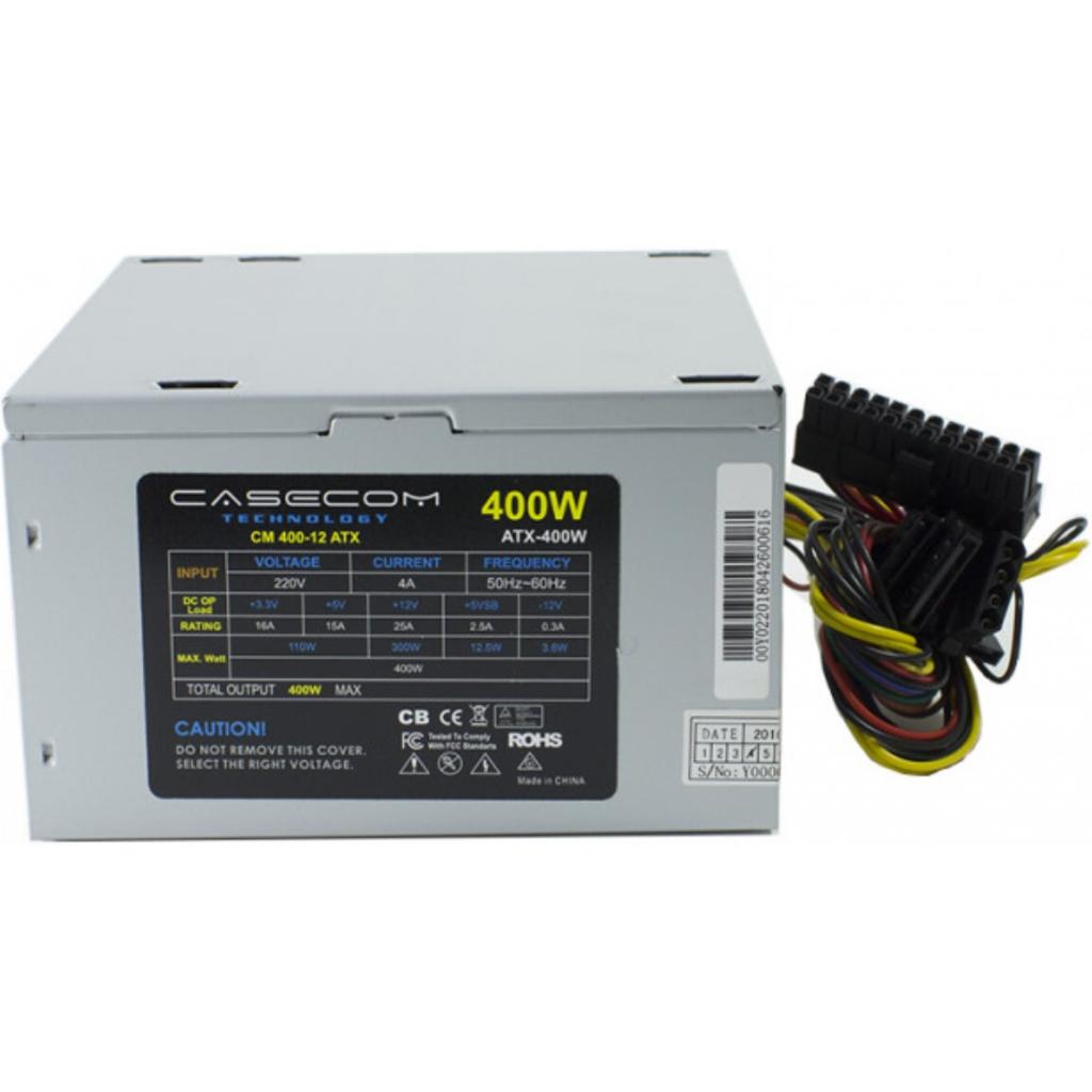 Блок живлення Casecom 400W (CM 400-12 ATX) - фото 2 Блок живлення Casecom 400W (CM 400-12 ATX) - фото 2
