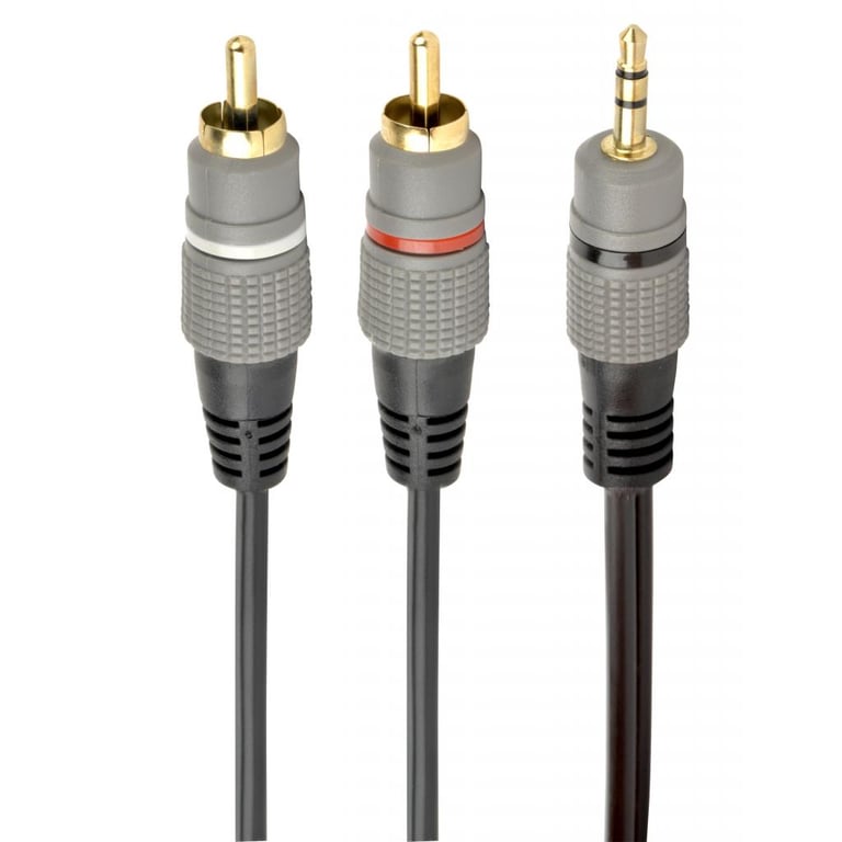 Кабель мультимедійний Jack 3.5mm to 2хRCA 2.5m Cablexpert (CCA-352-2.5M) - фото 1