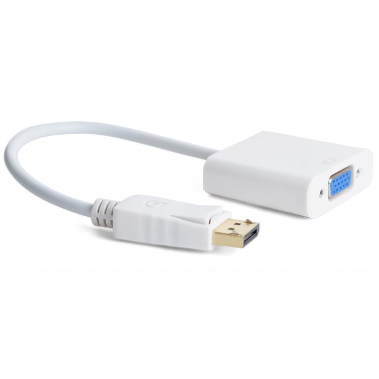 Перехідник DisplayPort to VGA Cablexpert (A-DPM-VGAF-02-W) - фото 1