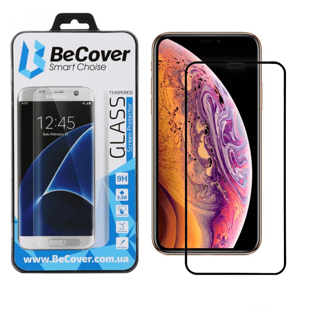 Скло захисне BeCover Apple iPhone 11 Pro Black (704104) Скло захисне BeCover Apple iPhone 11 Pro Black (704104)