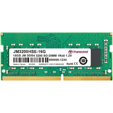 Модуль пам'яті для ноутбука SoDIMM DDR4 16GB 3200 MHz Transcend (JM3200HSE-16G) - фото 1