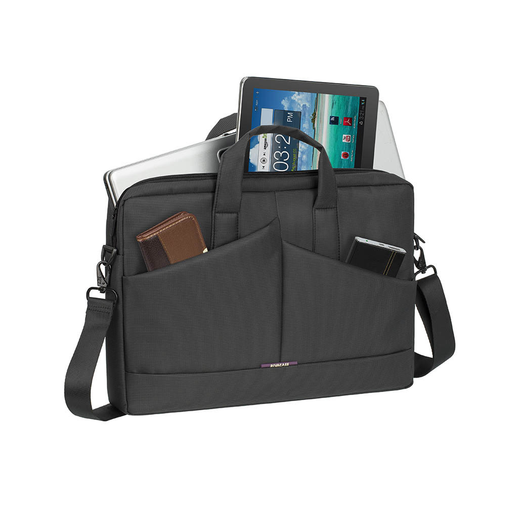 Сумка для ноутбука RivaCase 15.6" 8731 Grey (8731Grey) - фото 4 Сумка для ноутбука RivaCase 15.6" 8731 Grey (8731Grey) - фото 4
