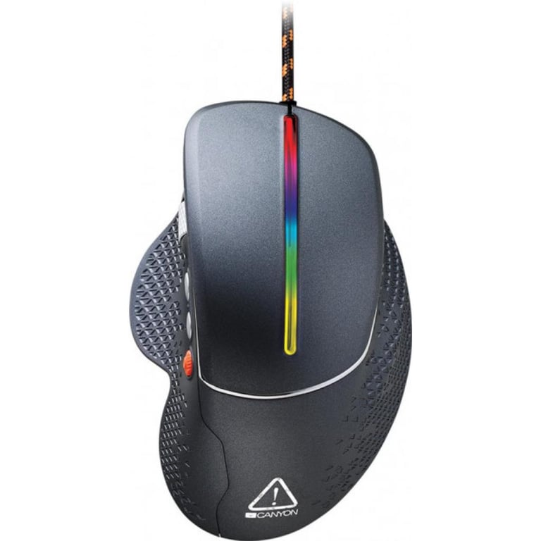 Мишка Canyon Apstar USB Black (CND-SGM12RGB) - фото 2