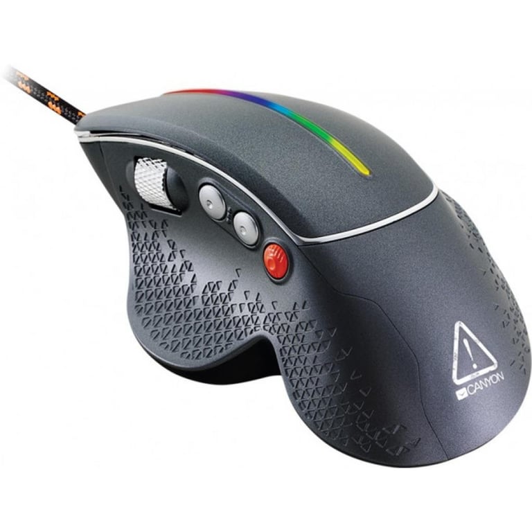 Мишка Canyon Apstar USB Black (CND-SGM12RGB) - фото 3