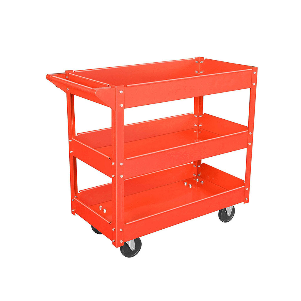 Візок вантажний Tolsen металевий 84х41х78 см на колесах, 3 піддони 74х39х9 см (80221) - фото 1 Візок вантажний Tolsen металевий 84х41х78 см на колесах, 3 піддони 74х39х9 см (80221) - фото 1