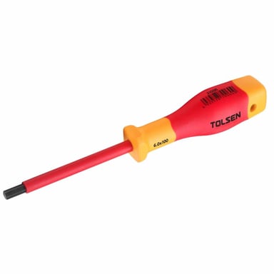 Викрутка Tolsen Premium діелектрична VDE шестигранна H 4.0х75 мм (V31004) - фото 1