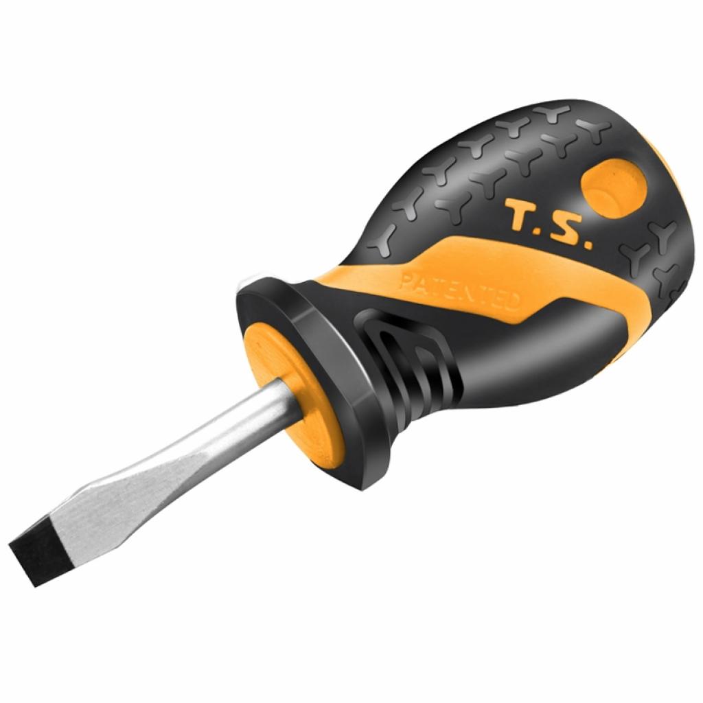 Викрутка Tolsen Ерго приямою шліц 6.5х38 мм (20132) - фото 1