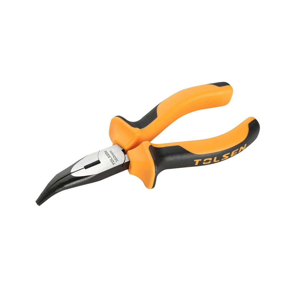 Плоскогубці Tolsen удлиненные загнутые "ПРОФІ" 160 мм (10023) - фото 1