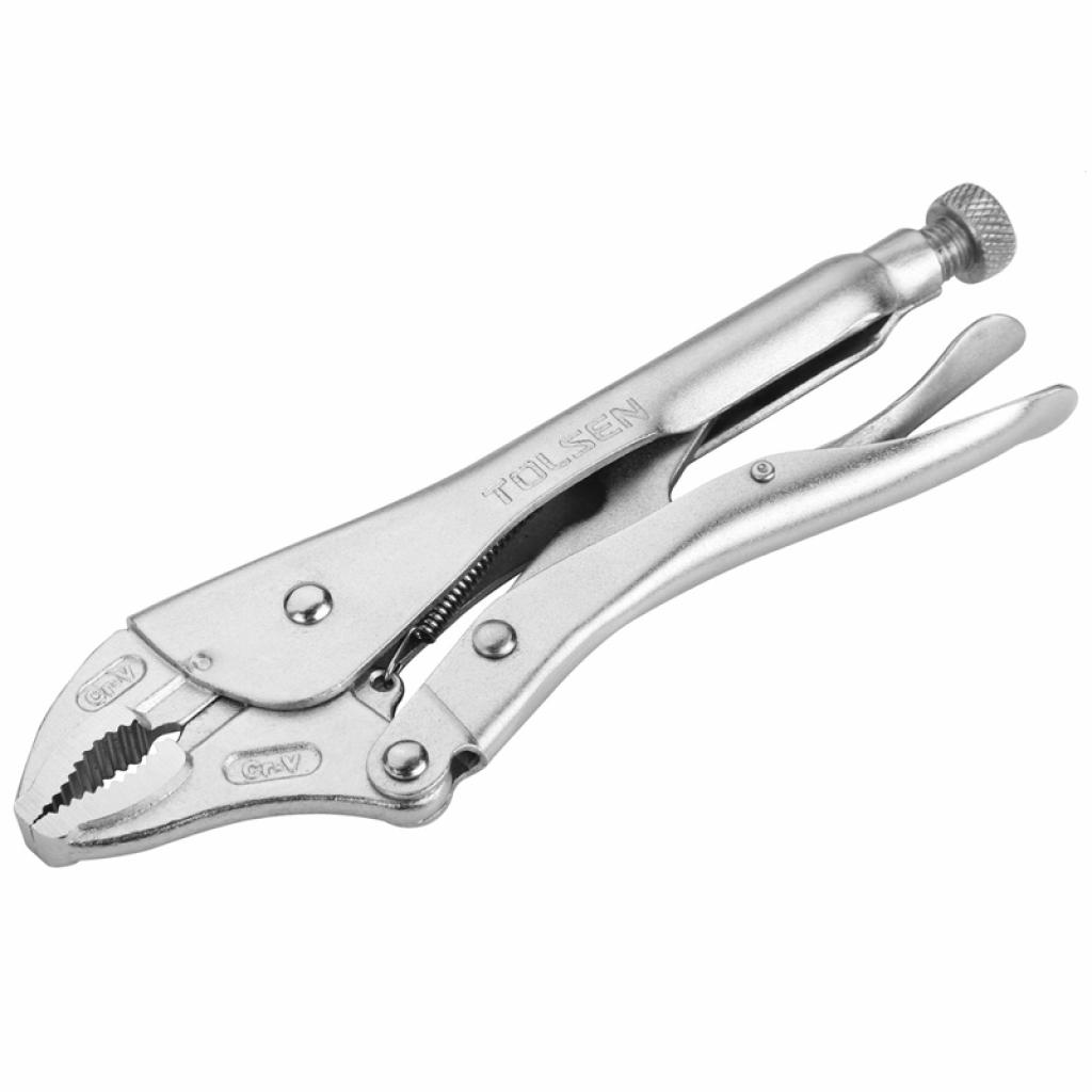 Кліщі Tolsen затискаючі напівкруглі "ПРОФІ" 255 мм (10049) - фото 1