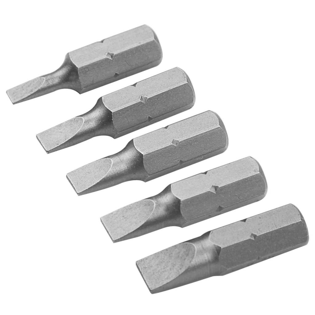 Набір біт Tolsen S2 прямий шліц 3-4-4.5-5.5-6.5х25 мм 5 шт (20285) - головне фото