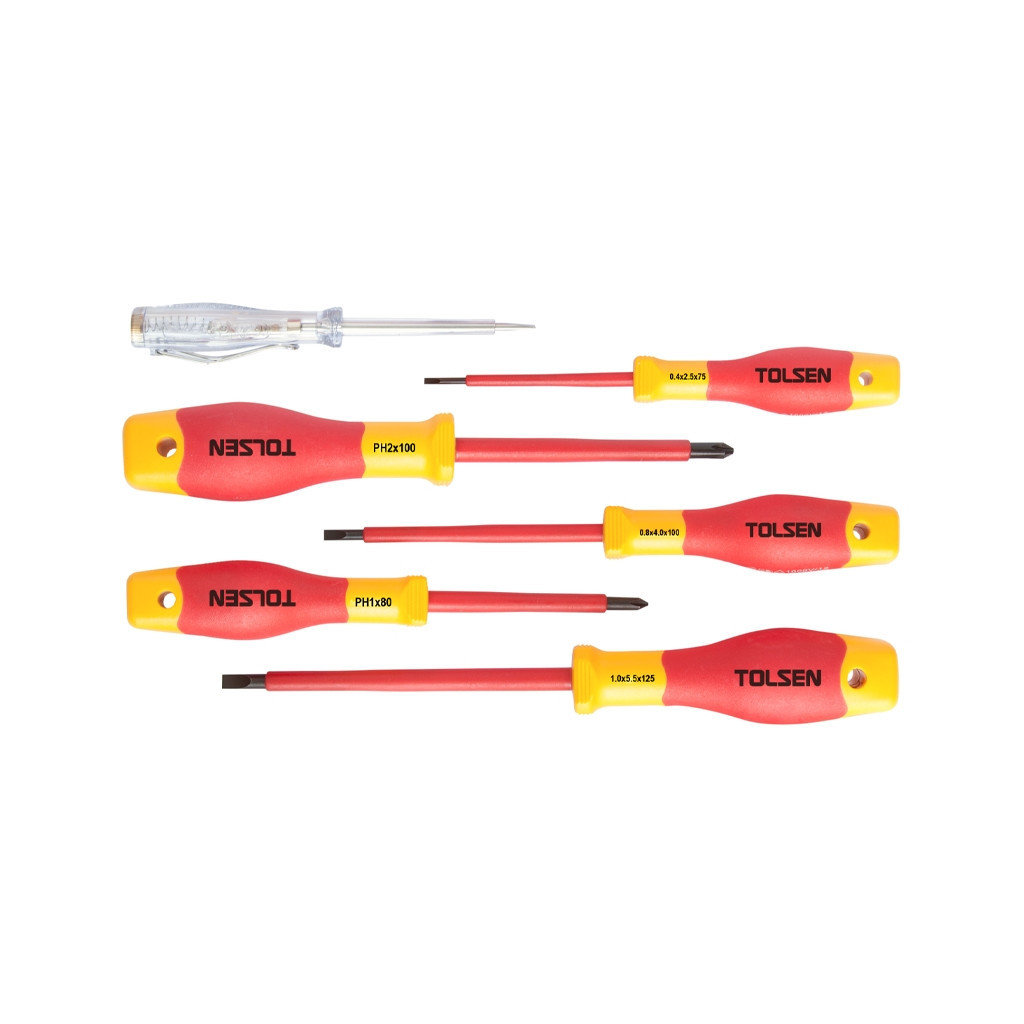 Набір викруток Tolsen діелектричних VDE 6 предм. (V33506) - фото 1