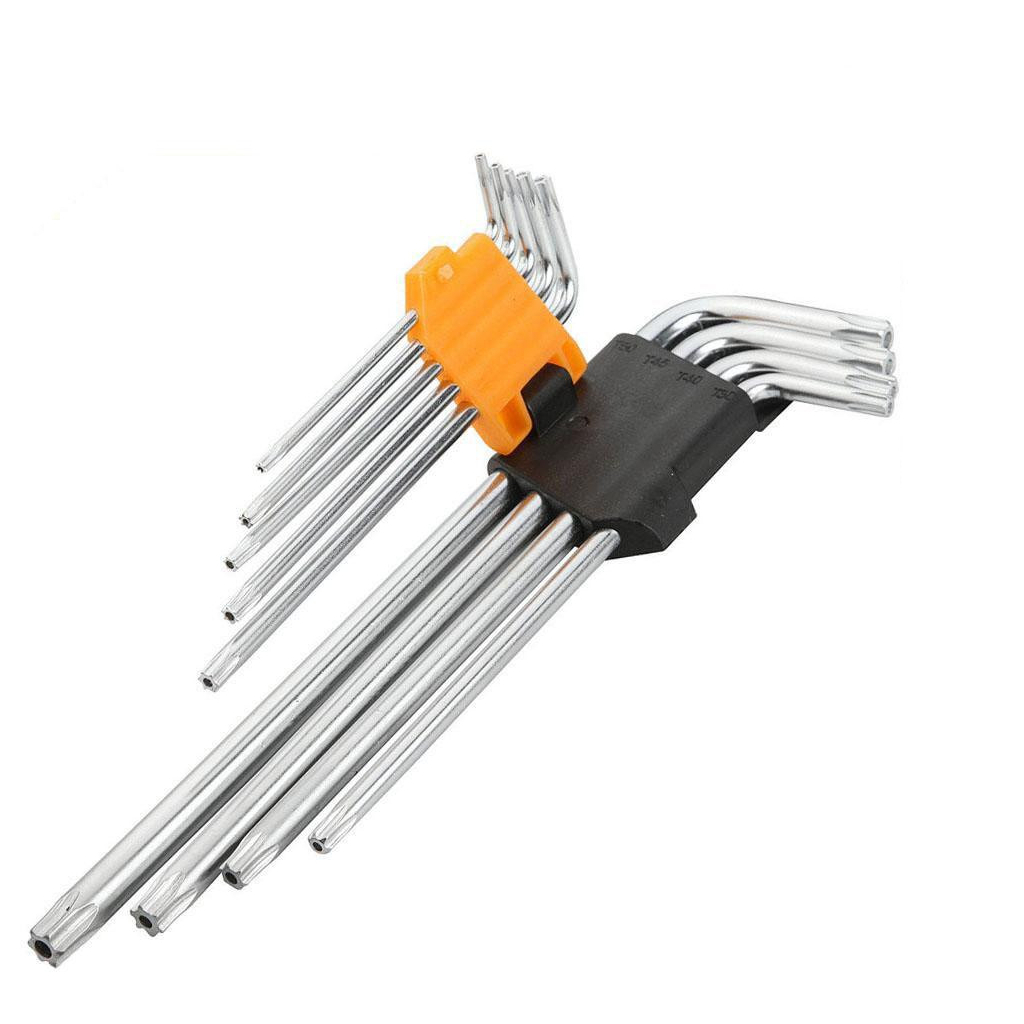 Набір інструментів Tolsen ключів Торкс з отвором 9 шт Т10-Т50 (20056) - фото 1 Набір інструментів Tolsen ключів Торкс з отвором 9 шт Т10-Т50 (20056) - фото 1