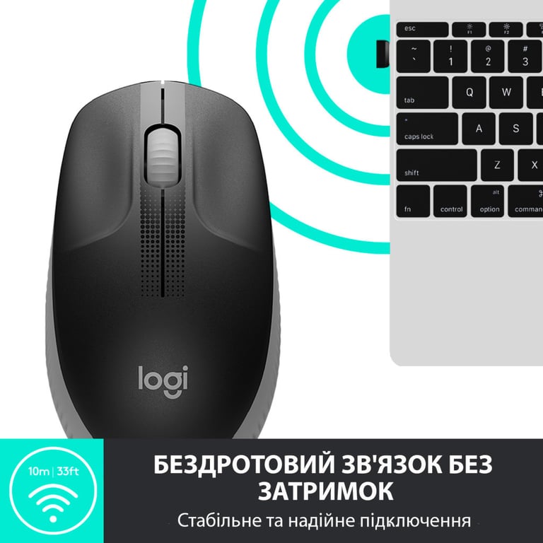 Мишка Logitech M190 Mid Grey (910-005906) - фото 3