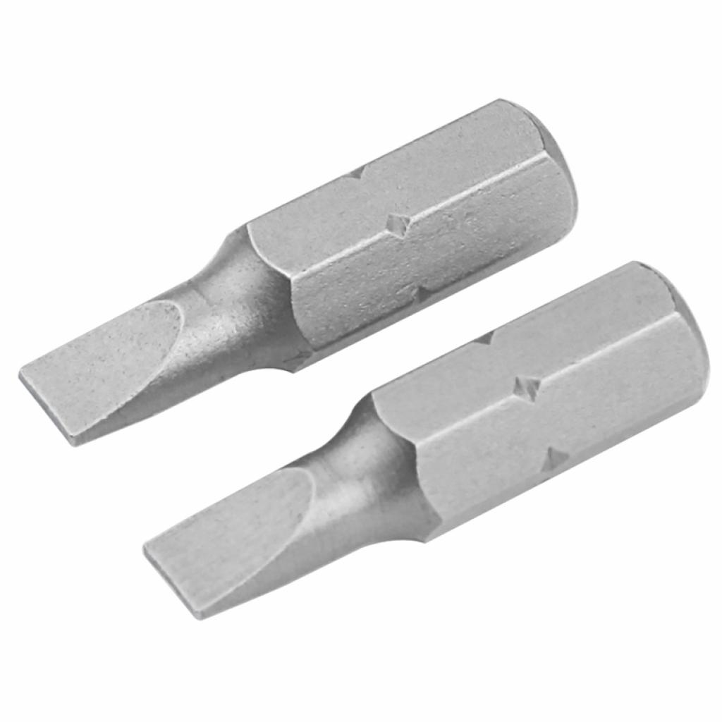 Набір біт Tolsen S2 прямий шліц 6.5х1.2х25 мм, 2 шт (20207) - фото 1