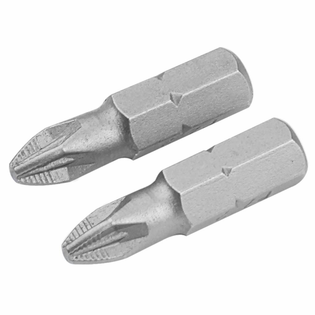 Набір біт Tolsen S2A хрестові РН 3х25 мм, 2 шт (20214) - фото 1