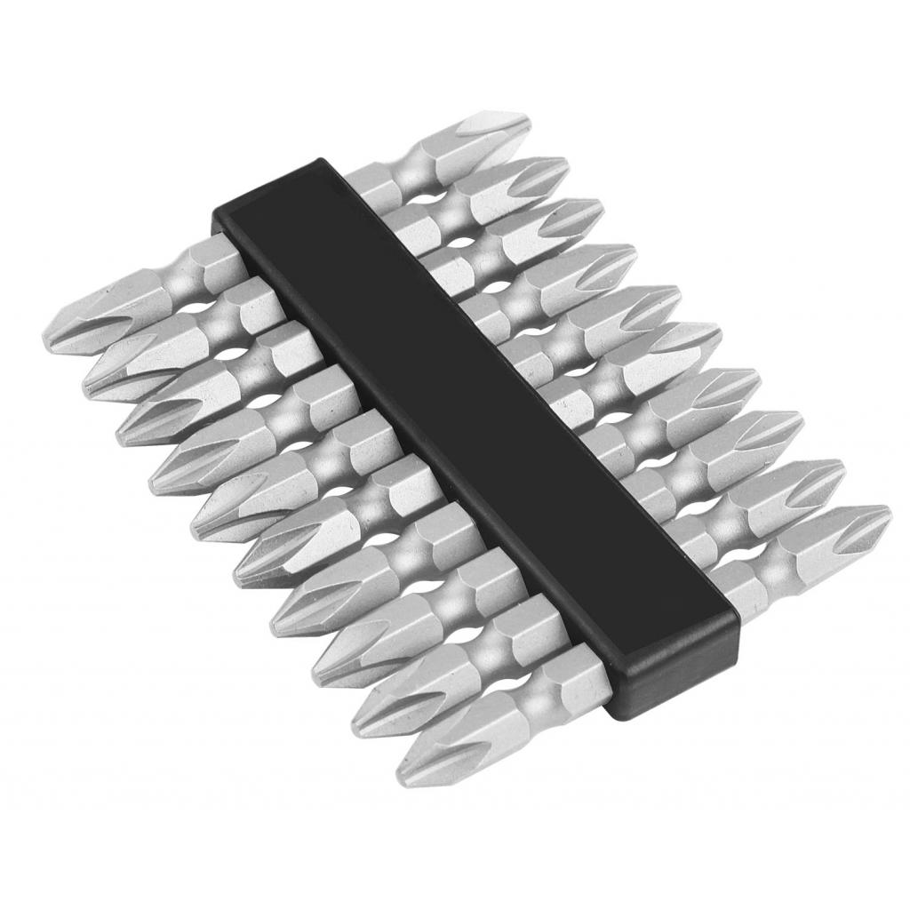 Набір біт Tolsen двосторонні S2 хрестові РН 2х65 мм, 10шт (20360) - фото 1