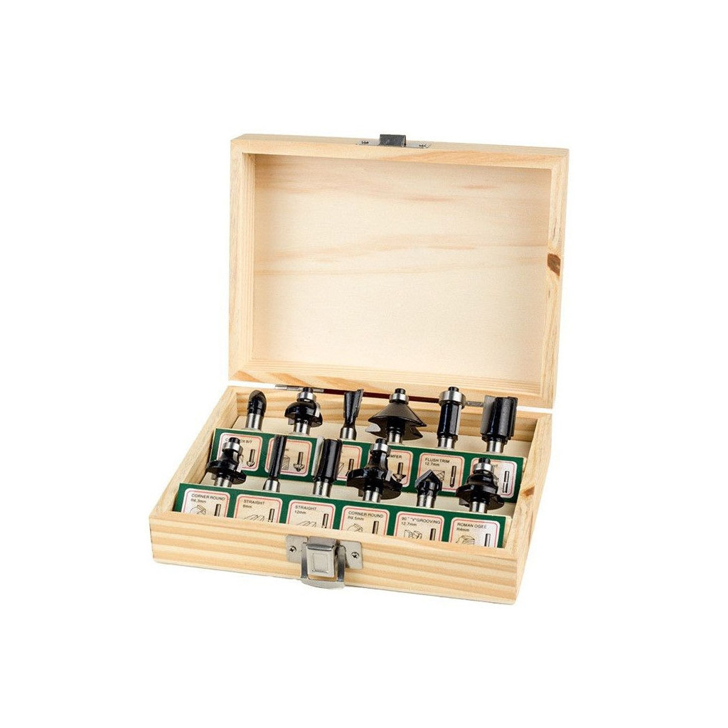 Набір фрез Tolsen фрез по дереву 12 шт (75680) - фото 1