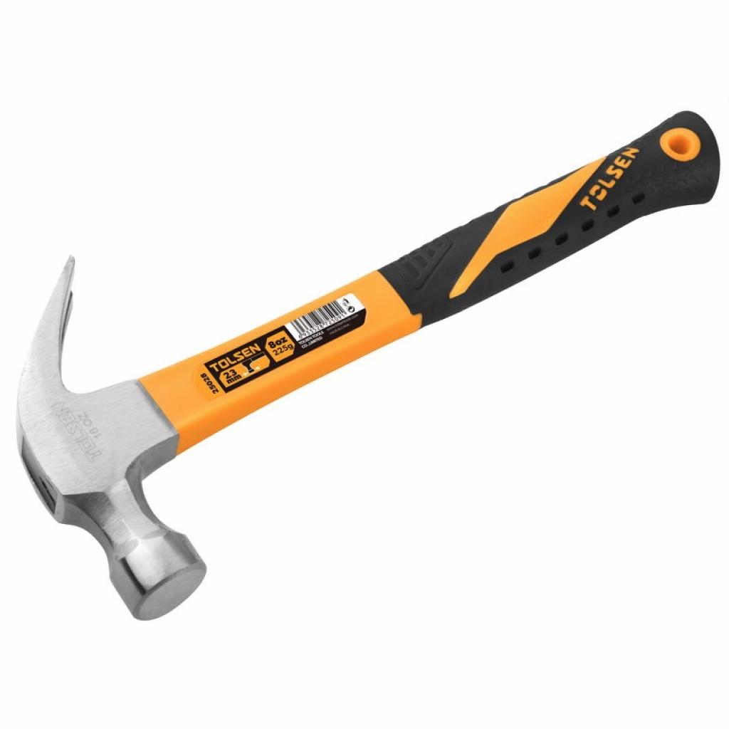 Молоток Tolsen з цвяходером 450 г 29 мм (16 oz) скловолокно (25030) Молоток Tolsen з цвяходером 450 г 29 мм (16 oz) скловолокно (25030)