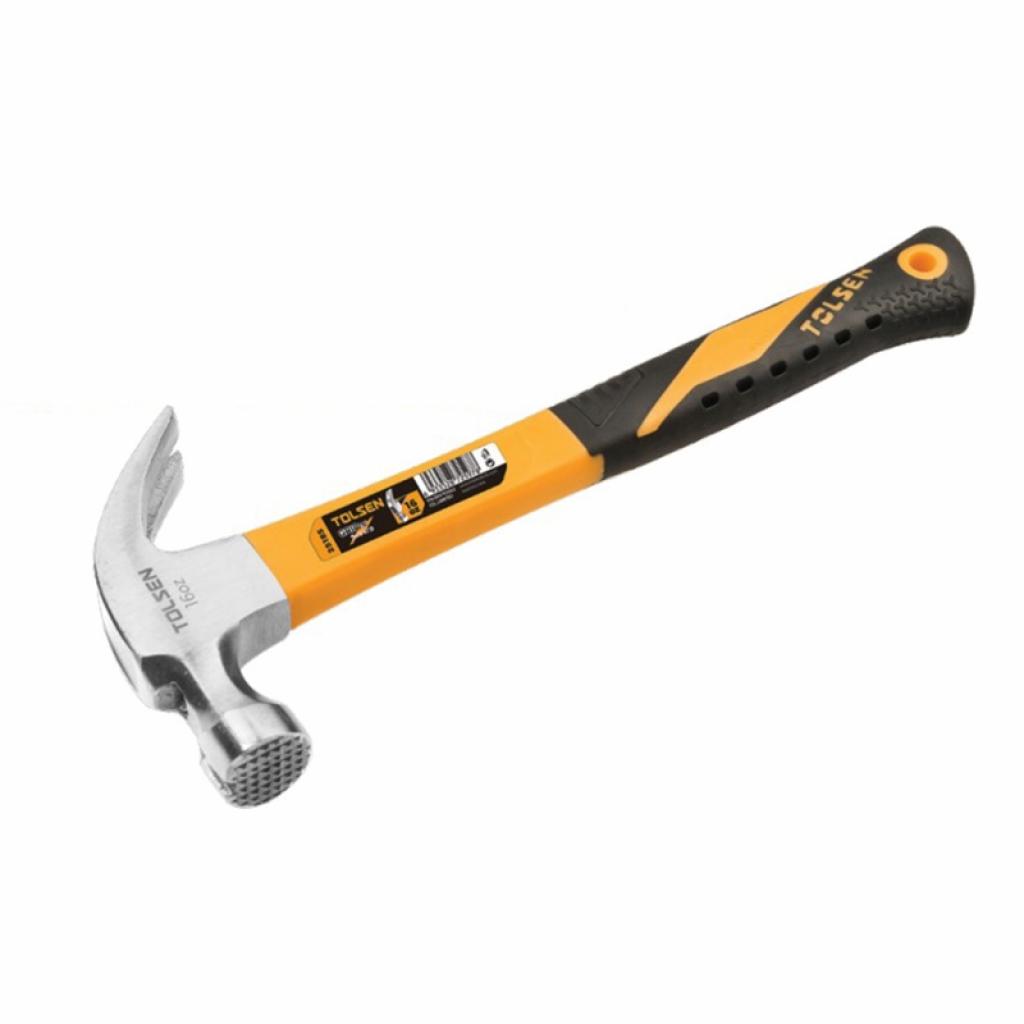 Молоток Tolsen з цвяходером 450г з магнітом (25185) - фото 1 Молоток Tolsen з цвяходером 450г з магнітом (25185) - фото 1