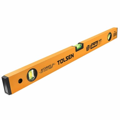 Рівень Tolsen 40 см 3 капсули алюмінієва рамка 1 мм (35064) - фото 1