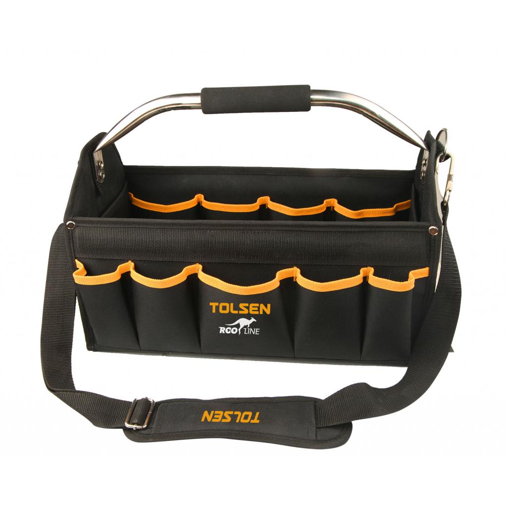 Сумка для інструмента Tolsen "ПРОФІ" 42х21х29 см, відкрита (80112) - фото 1