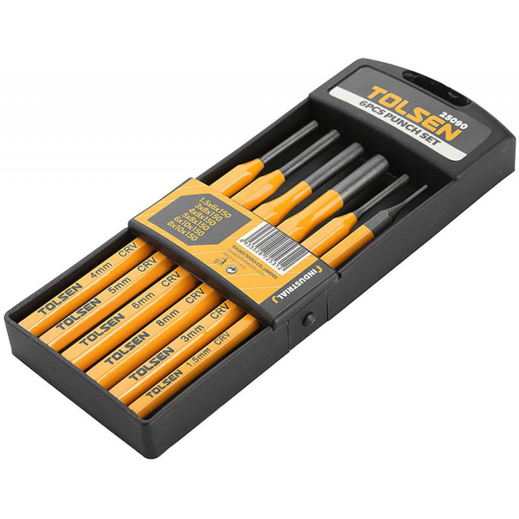 Набір інструментів Tolsen пробійників "ПРОФІ" 6 шт (25090) - фото 1 Набір інструментів Tolsen пробійників "ПРОФІ" 6 шт (25090) - фото 1