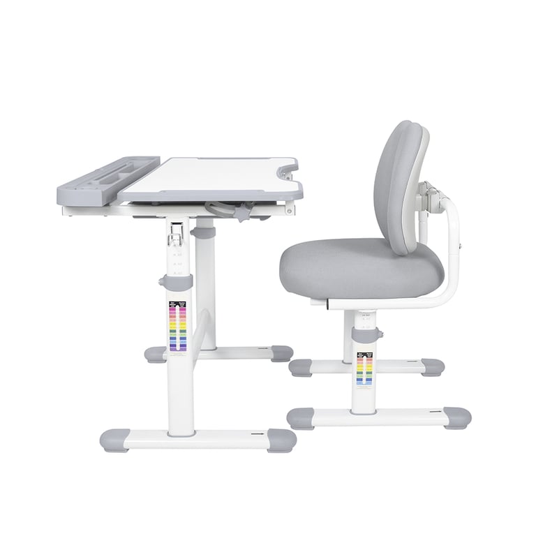 Парта зі стільцем FunDesk Vivo Grey (221892) - фото 7