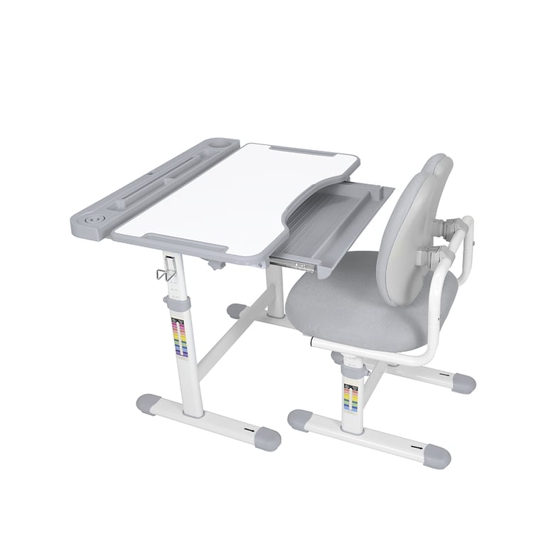 Парта зі стільцем FunDesk Vivo Grey (221892) - фото 8