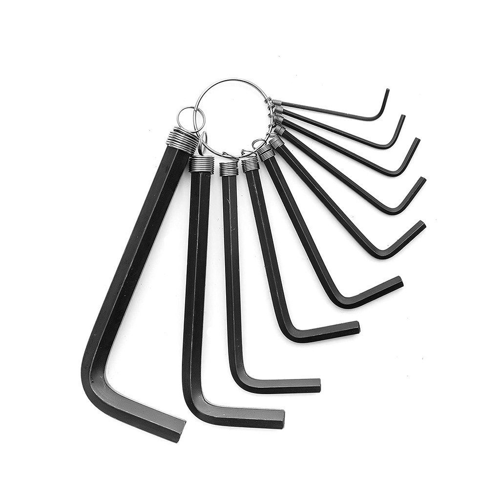 Набір інструментів Tolsen Г-образних шестигранних ключів 10 шт на кільці (20051) - фото 1 Набір інструментів Tolsen Г-образних шестигранних ключів 10 шт на кільці (20051) - фото 1