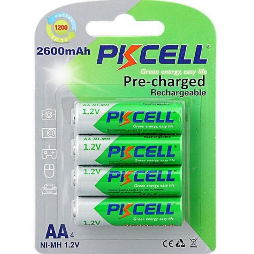 Акумулятор PkCell AA R6 NiMH 2600mAh * 4 (PC/AA2600-4BA) Акумулятор PkCell AA R6 NiMH 2600mAh * 4 (PC/AA2600-4BA)