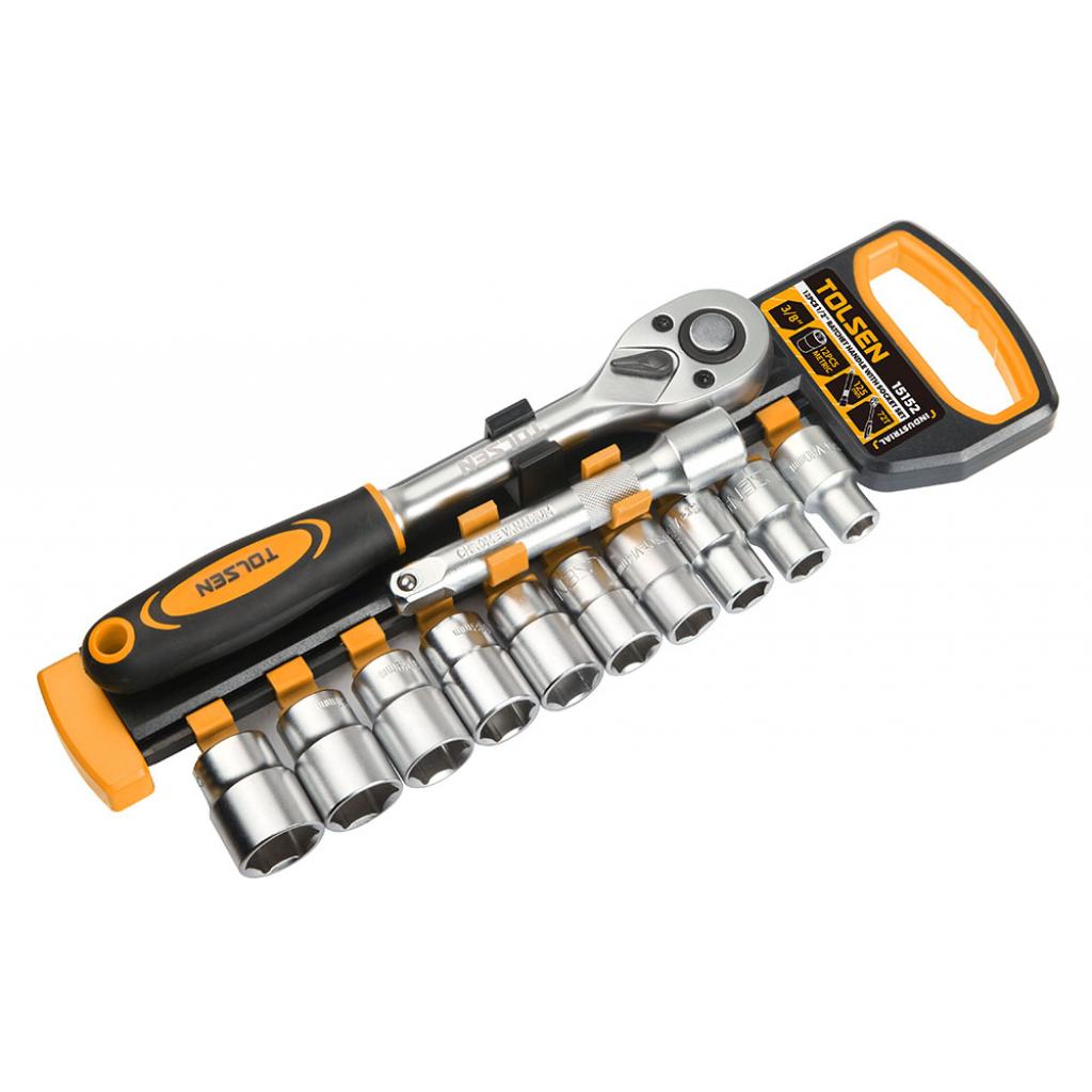 Набір інструментів Tolsen "ПРОФІ" головок торцевих 1/2" 12 предметів (15152) - фото 1 Набір інструментів Tolsen "ПРОФІ" головок торцевих 1/2" 12 предметів (15152) - фото 1