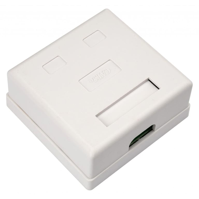 Комп'ютерна розетка RJ45x2 UTP cat.5e 8P8C Vinga (VCPRJ45O2) - фото 2