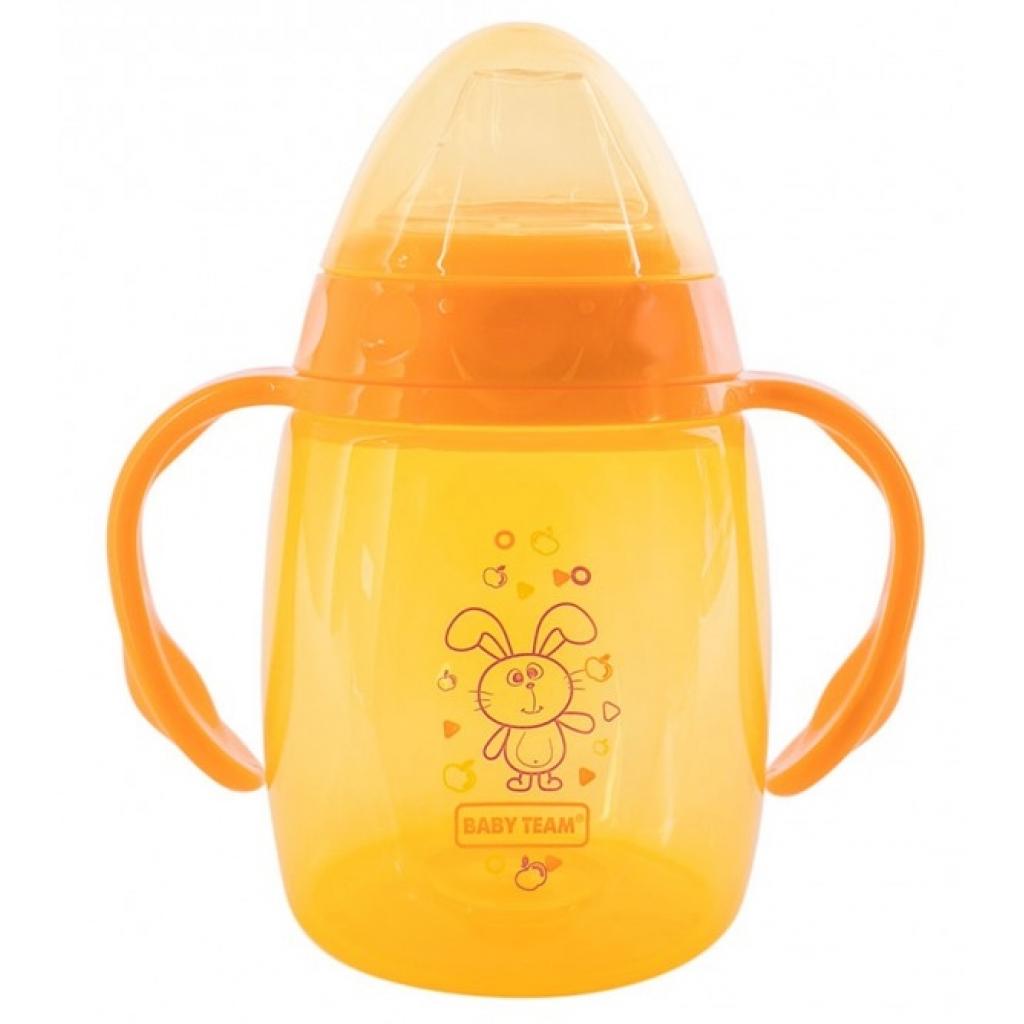 Поїльник-непроливайка Baby Team з силіконовим спаутом і ручками 250 мл (5004) - фото 1 Поїльник-непроливайка Baby Team з силіконовим спаутом і ручками 250 мл (5004) - фото 1