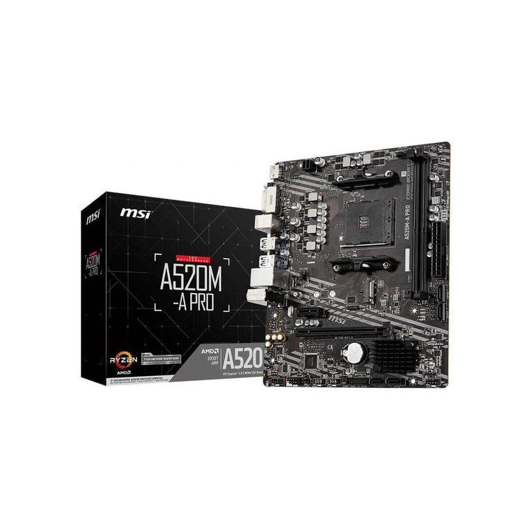 Материнська плата MSI A520M-A PRO - фото 2