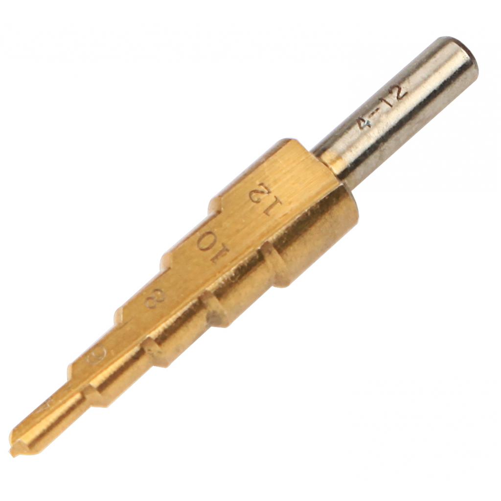 Свердло Tolsen по металу ступінчате 4-12x2мм (75871) - фото 1