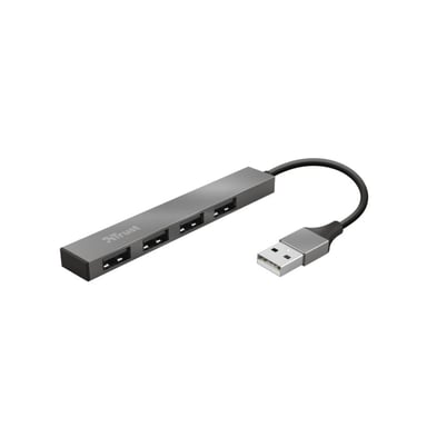 Концентратор Trust Halyx Aluminium 4-Port Mini USB Hub (23786_TRUST) - фото 1