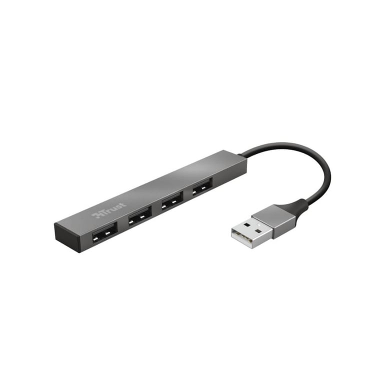 Концентратор Trust Halyx Aluminium 4-Port Mini USB Hub (23786_TRUST) - фото 1