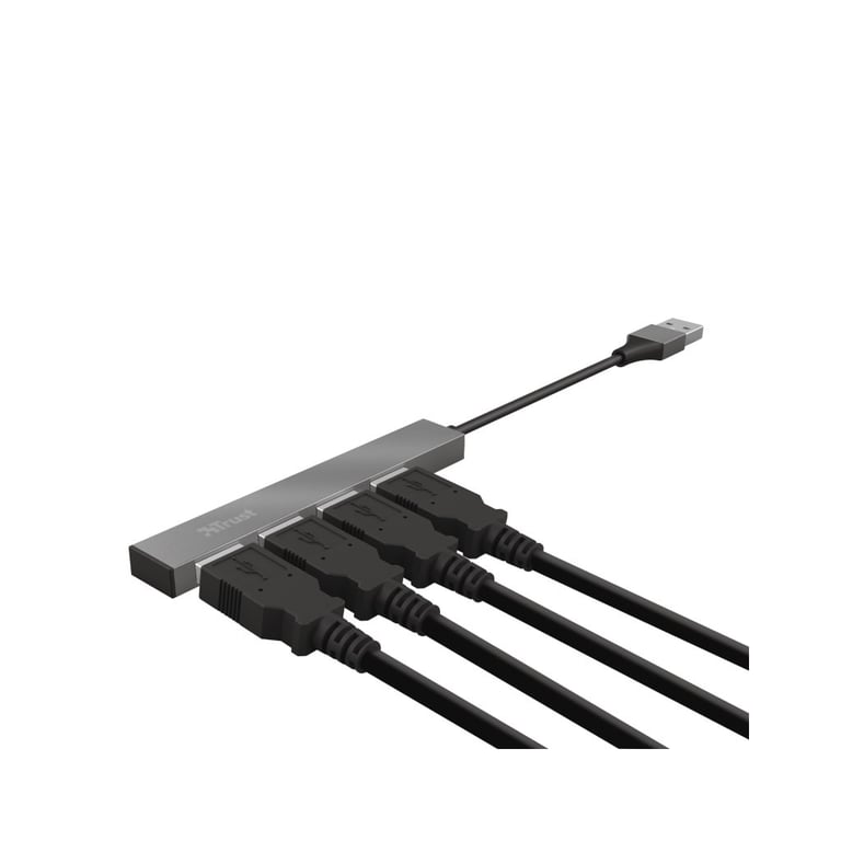 Концентратор Trust Halyx Aluminium 4-Port Mini USB Hub (23786_TRUST) - фото 2