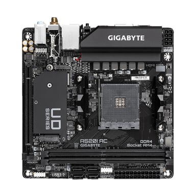 Материнська плата GIGABYTE A520I AC - фото 1