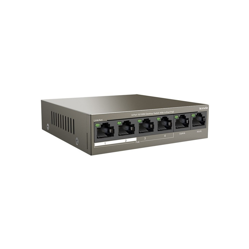 Комутатор мережевий Tenda TEF1106P-4-63W - головне фото