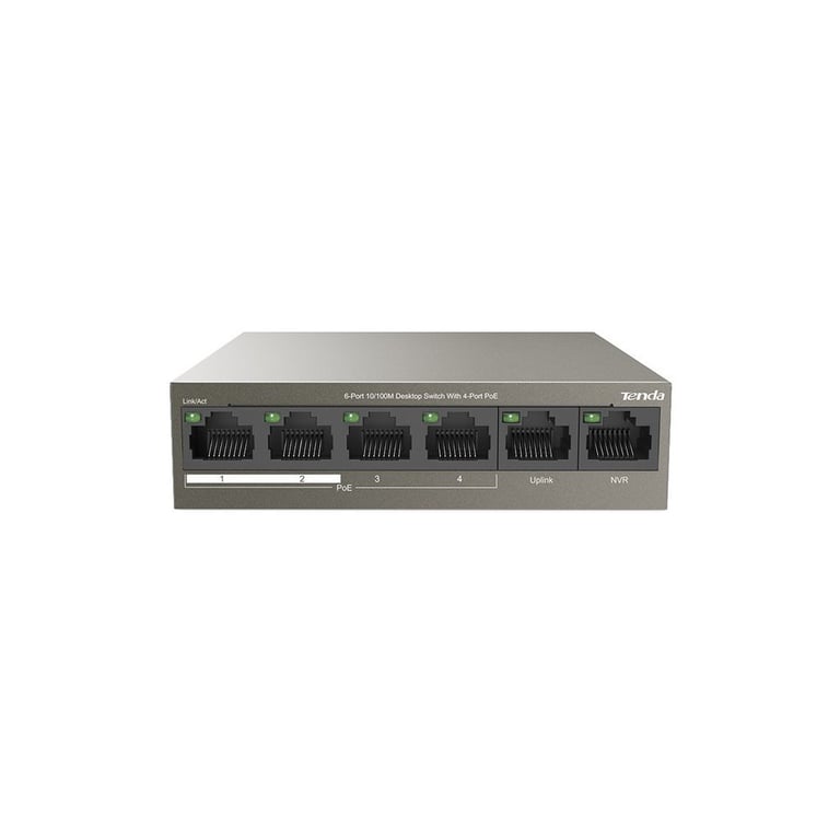 Комутатор мережевий Tenda TEF1106P-4-63W - фото 2