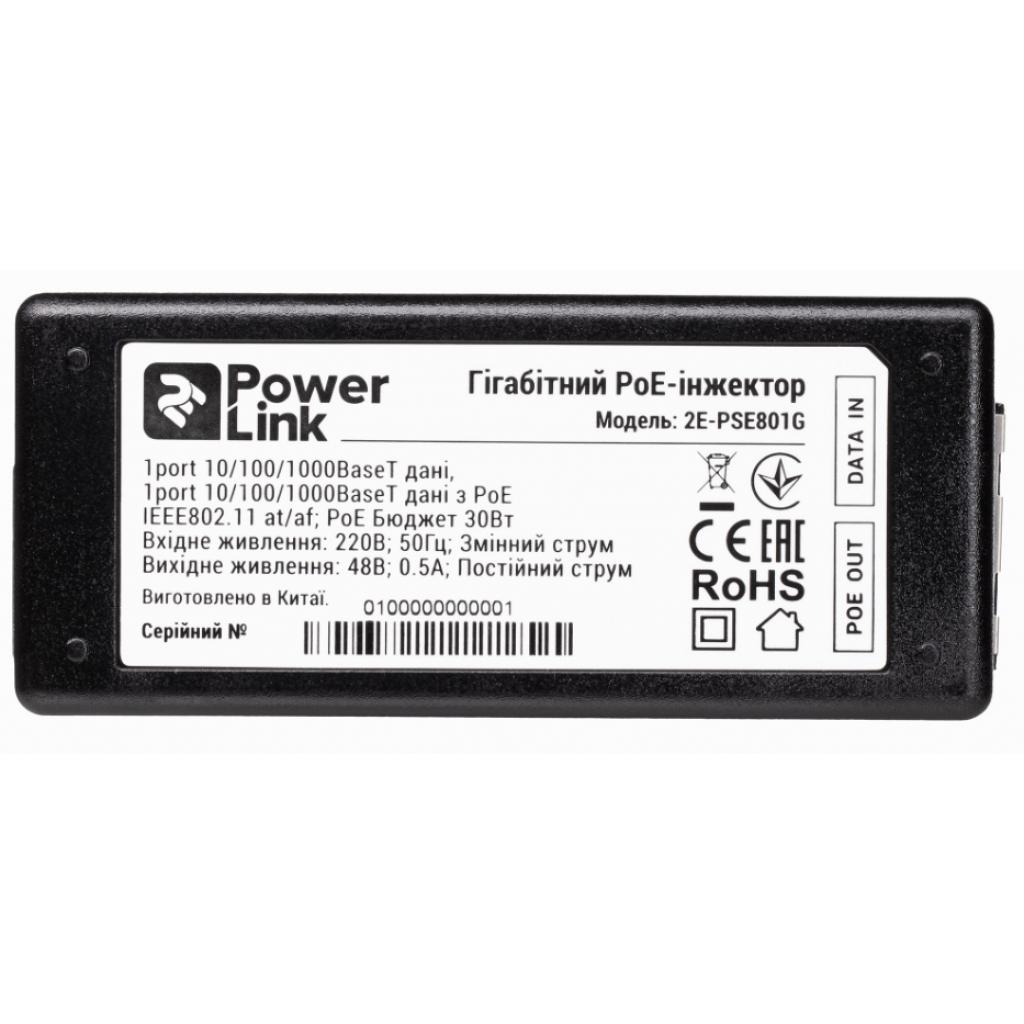 Адаптер PoE 2E 2E-PSE801G - фото 4 Адаптер PoE 2E 2E-PSE801G - фото 4