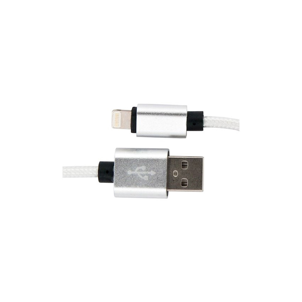 Дата кабель USB 2.0 AM to Lightning 1.0m white Dengos (NTK-L-MT-WHITE) - фото 1