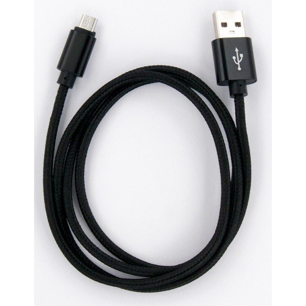 Дата кабель USB 2.0 AM to Micro 5P 1.0m black Dengos (NTK-M-MT-BLACK) - фото 1