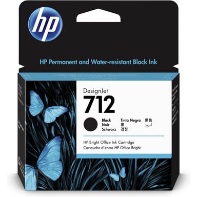 Картридж HP DJ No.712 DesignJet Т230/Т630 Black 80ml (3ED71A) - фото 1