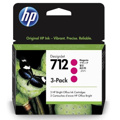 Картридж HP DJ No.712 DesignJet Т230/Т630 3-Pack 29-ml Magenta (3ED78A) - фото 1