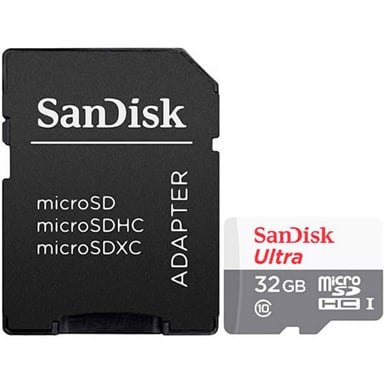Карта пам'яті SanDisk 32GB microSD class 10 Ultra Light (SDSQUNR-032G-GN3MA) - фото 1